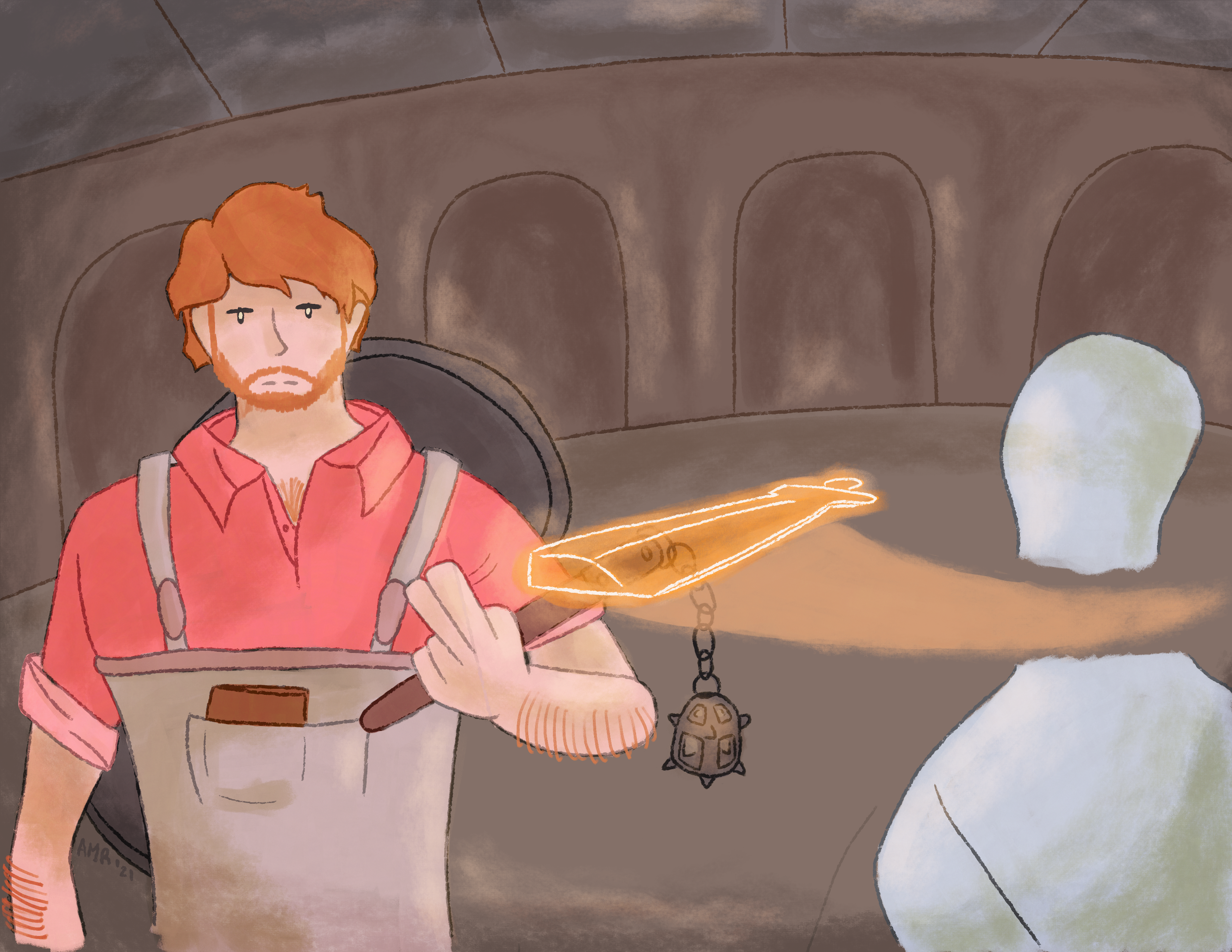 digital painting of dungeons and dragons character